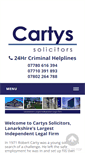 Mobile Screenshot of cartylaw.co.uk
